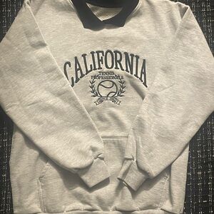 Gray California Tennis Professionals Men's Sweater